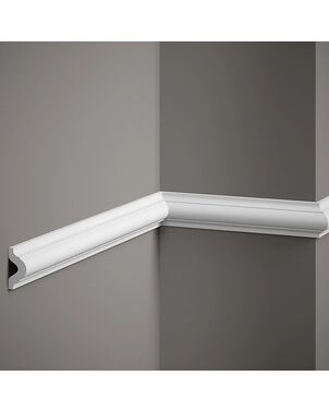 White decorative frame wall strip  4,1 cm 200 cm