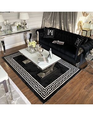 Apollo carpet Black and white