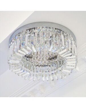 Ceiling lamp crystal modern glamor ceiling lamp STELLA silver New York style