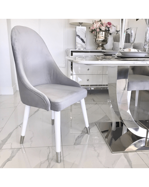 Luxurious upholstered chair, for the dining room, classic, New York, gold CAPRI