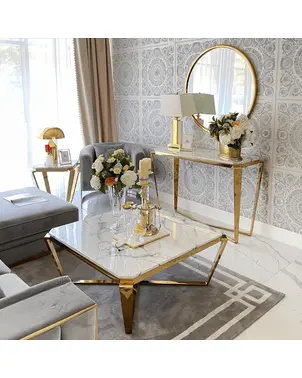 Coffee table for RALPH living room gold