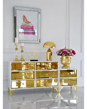 Mirrored furniture