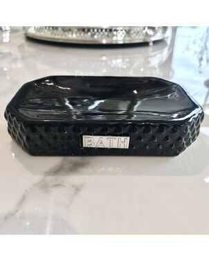 Ceramic silver soap dish Lene Bjerre