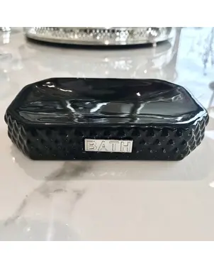 Ceramic silver soap dish Lene Bjerre