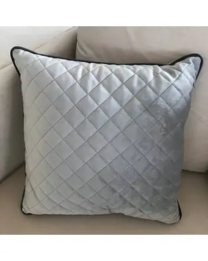Decorative pillow, 45x45, gray, kedra, for the living room