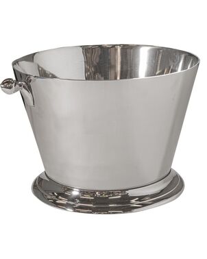 Alcohol cooler for flowers OVAL large table silver 40 cm