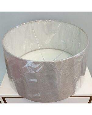 Light gray braided lampshade for the OS46 table lamp, 45 cm