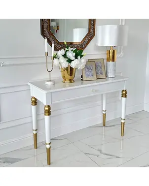 Glamorous, New York style, high gloss, luxurious, stylish Queen console