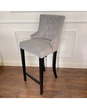 Stool glamour upholstered quilted bar modern dining room TIFFANY