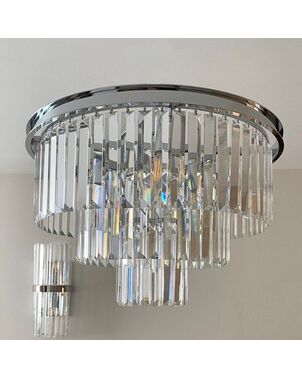 Crystal Plafonds GLAMOUR SILVER S