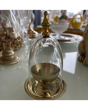 Gold egg holder with shade