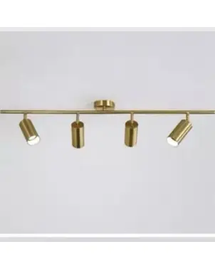 Lampa złota, sufitowa, designerska, ekskluzywna, cztery punkty świetlne MODERN 4