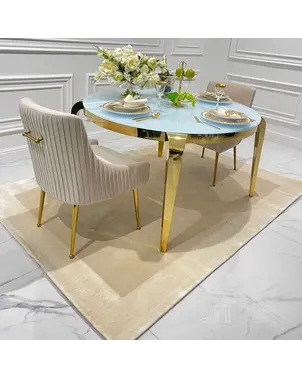 Rug beige modern bordered glamor QUADRO