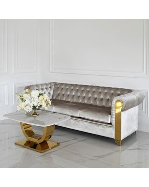 New York glamour sofa modern AVIATOR GOLD OUTLET