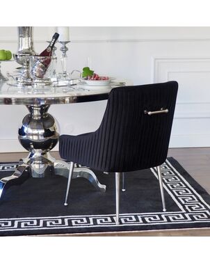 PALOMA silver dining chair