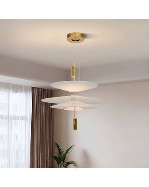 Designer gold pendant lamp, modern gold chandelier, PLATER