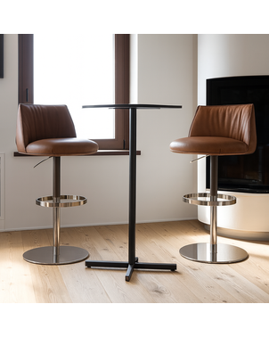 Exclusive, modern, adjustable stool for a bar or sideboard, MODERN