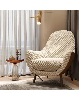 Designerski nowoczesny fotel luksusowy do salonu do gabinetu BENTLEY