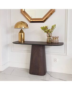 Modern, designer, varnished wooden console table MODENA