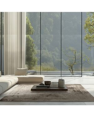 Modern, stylish, beige RITZ rug for the living room