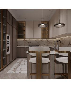 Hoker ROMEO – nowoczesny design i luksus w szczotkowanym złocie