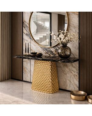 Konsola BELISSIMA – szczotkowane złoto
