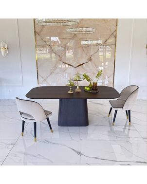 Modern MODENA Single-Leg Extendable Table