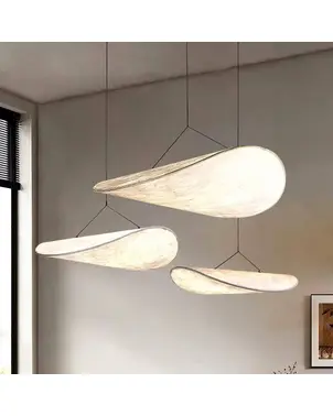 Modern, designer pendant lamp, CLOUD, white
