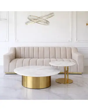 Ekskluzywny stolik kawowy TWEEN GOLD​ w nowoczesnym stylu włoskim