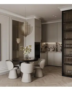 Nowoczesne tapicerowane krzesło designerskie obrotowe DOLCE