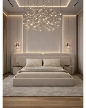 Luksusowe nowoczesne łóżko SERENA II