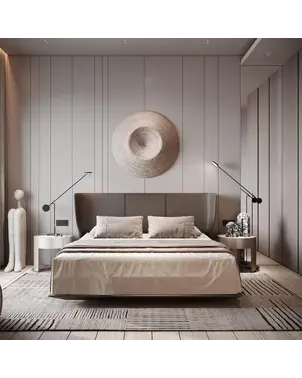 Ekspozycja łóżka Elen w salonie meblowym. Oferta Primavera Home w Warszawie.