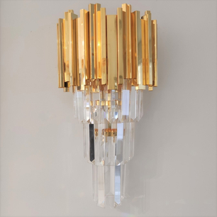 Luxury crystal wall lamp glamour wall lamp , gold EMPIRE 