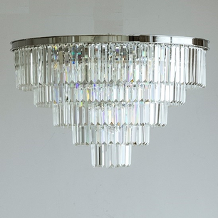 GLAMOUR Kristall Plafond SILBER 