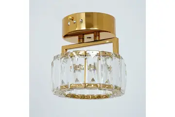 Designerska lampa złota, Pojedynczy punk świetlny kryształowy DIAMOND XS