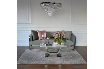 Sofa Madonna Glamour Srebrna Szara