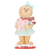 Christmas decoration gingerbread girl with heart 24 cm 