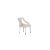 Exclusive glamorous dining chair, beige, white PALACE 