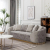 Exklusives Glamour-Sofa für das Wohnzimmer, Beige und Gold FLORENCE 