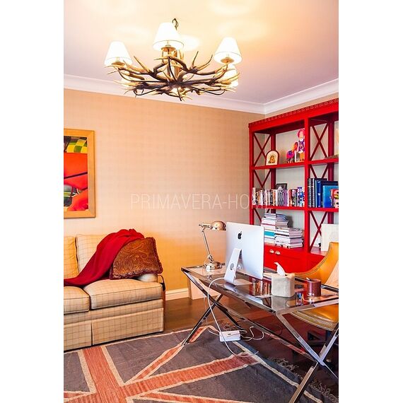 Biurko stół MODERN szklany stal nierdzewna srebrny