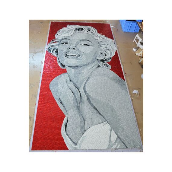 Glass mosaic Marilyn Monroe 
