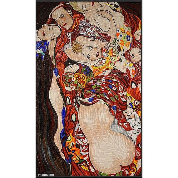 Obraz z mozaiki szklanej Pocałunek (obraz Gustava Klimta)