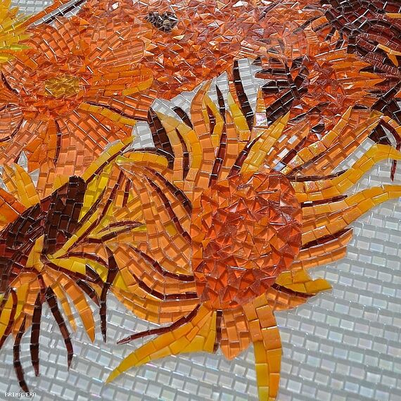 Mozaika szklana Van Gogh Słoneczniki