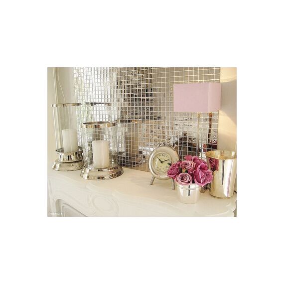 Glass mosaic Silver A118 super shine