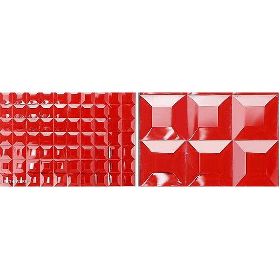 Glass mosaic Diamond RED Helen Jointless