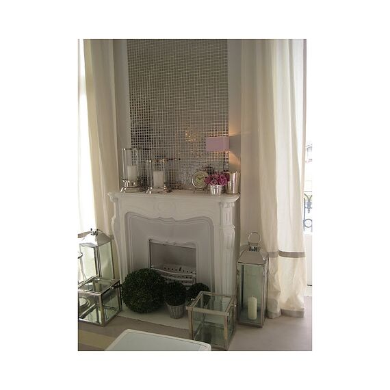 Glass mosaic Silver NEL super shine