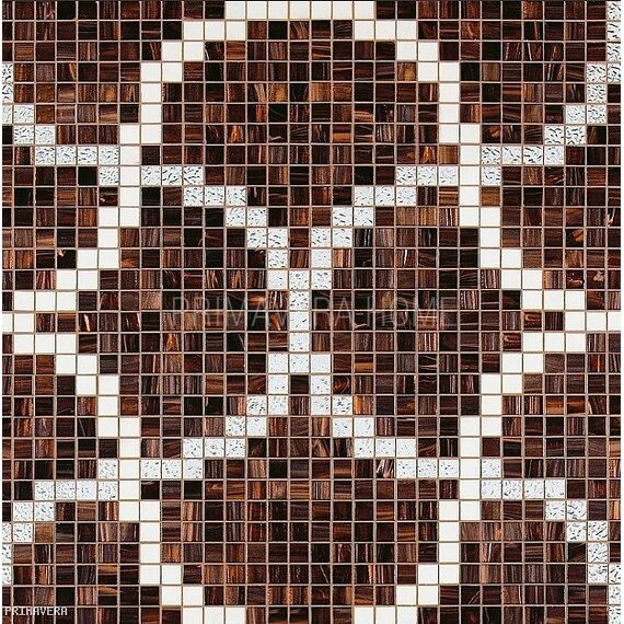 Mozaika szklana obraz z mozaiki Linossa brąz