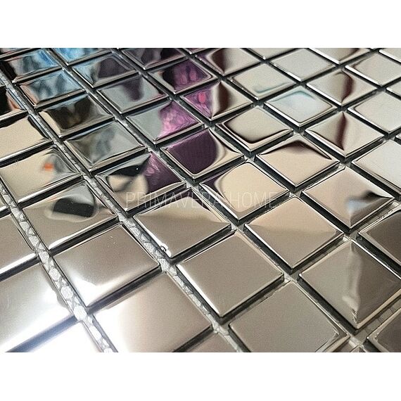 Glass mosaic Silver A118 super shine