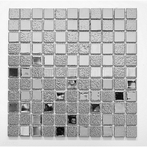Glass mosaic Silver NEL super shine