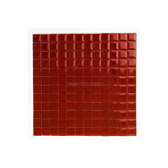 Glass mosaic Diamond RED Helen Jointless